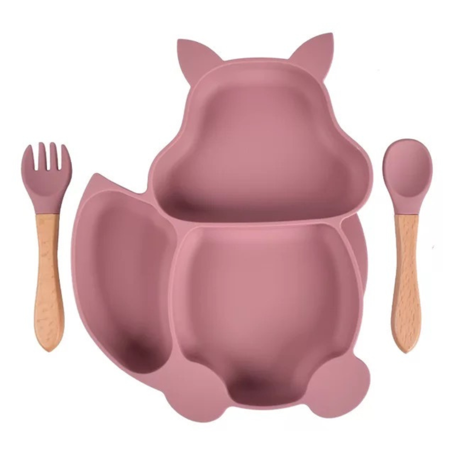 Набор детской посуды PlayKid темно-розовый - фото 1