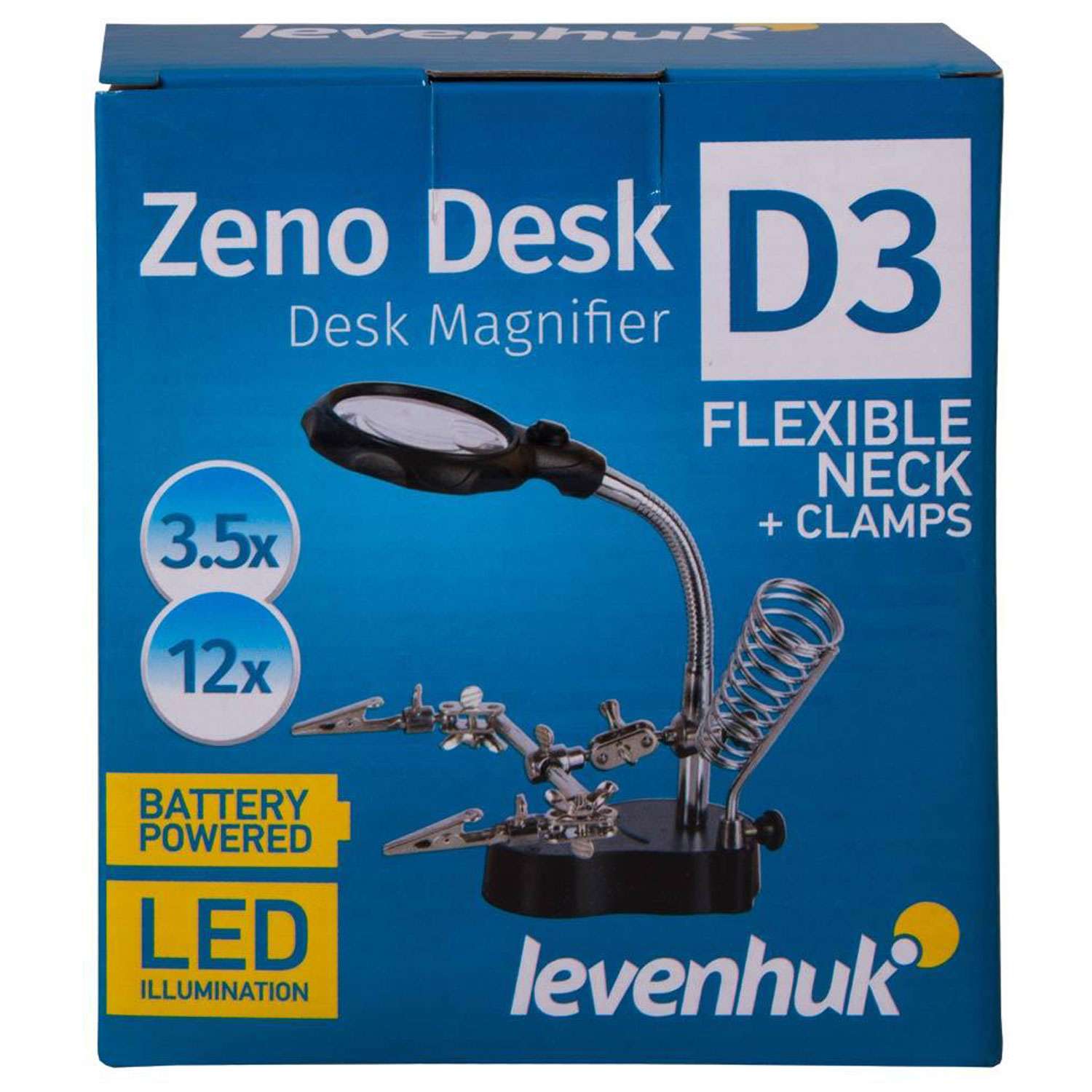 Лупа настольная Levenhuk Zeno Desk D3 - фото 2