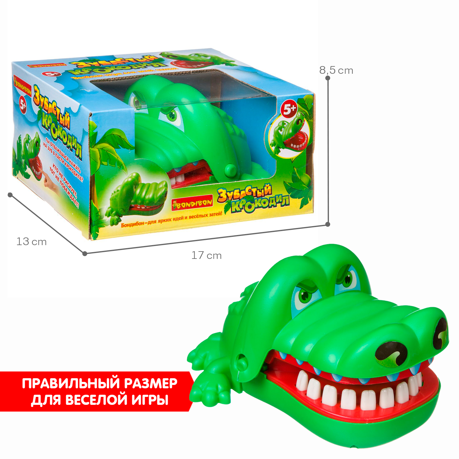 Настольная игра BONDIBON Зубастый крокодил - фото 7