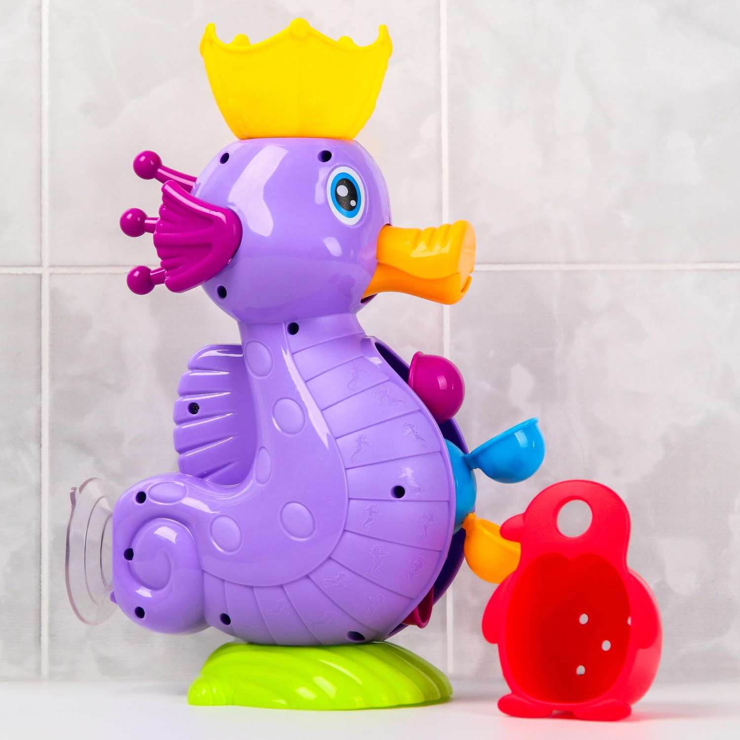 Игрушки для ванной Крошка Я «Мельница. Морской конёк» - фото 13