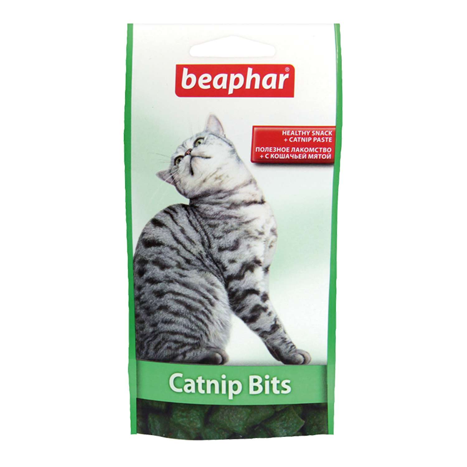 Подушечки для кошек Beaphar Catnip-Bits с кошачьей мятой 35г - фото 1