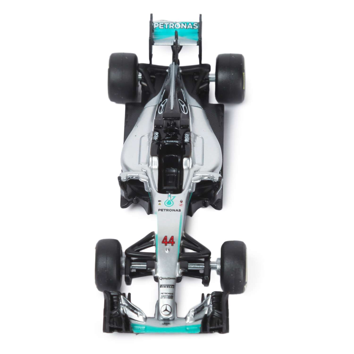 Машина BBurago 1:43 Mercedes 2016 AMG Petronas W07 18-38026 18-38026 - фото 6