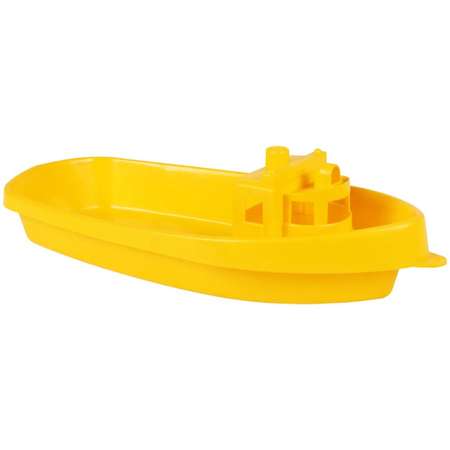 Игрушка для ванной Технок Кораблик пластмассовый желтый