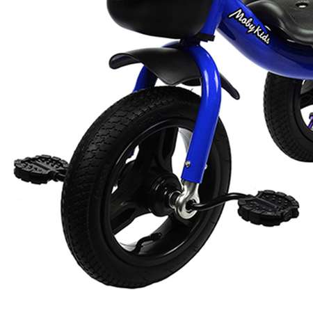 Велосипед Moby Kids Трек с надувными колесами синий