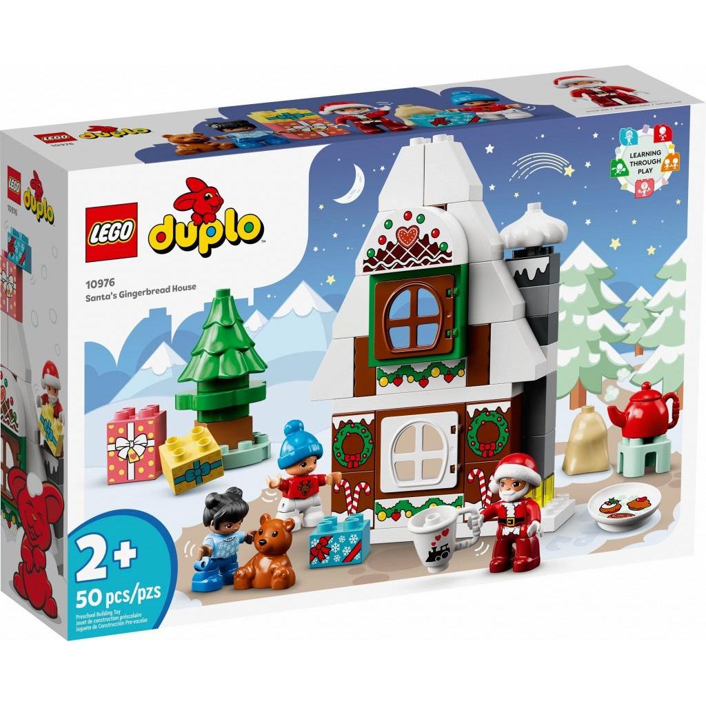 Конструктор LEGO DUPLO Santas Gingerbread House 10976 купить по цене 1799 ₽  в интернет-магазине Детский мир