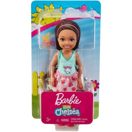 Кукла Barbie Челси Брюнетка в топе с тигром FXG79