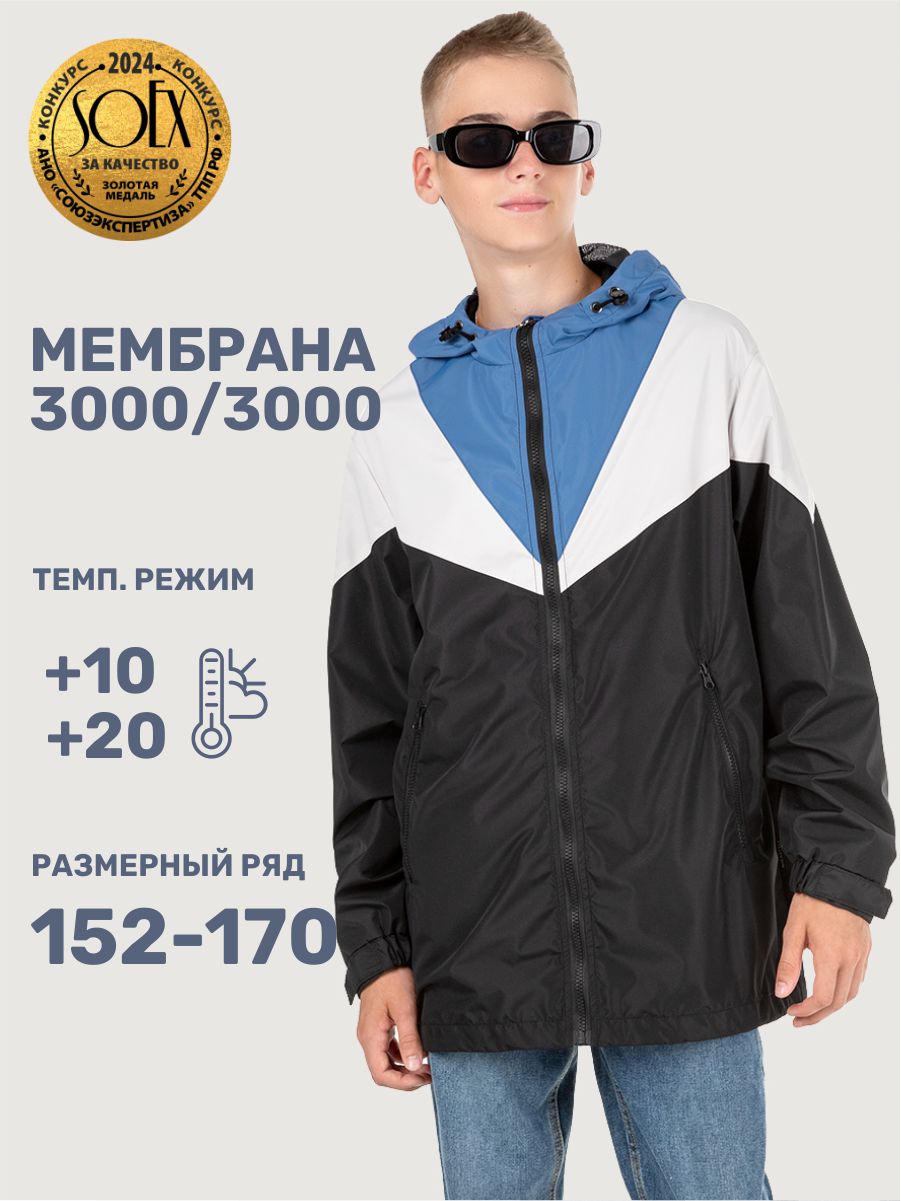 Ветровка NIKASTYLE 4л7325 черный - фото 2
