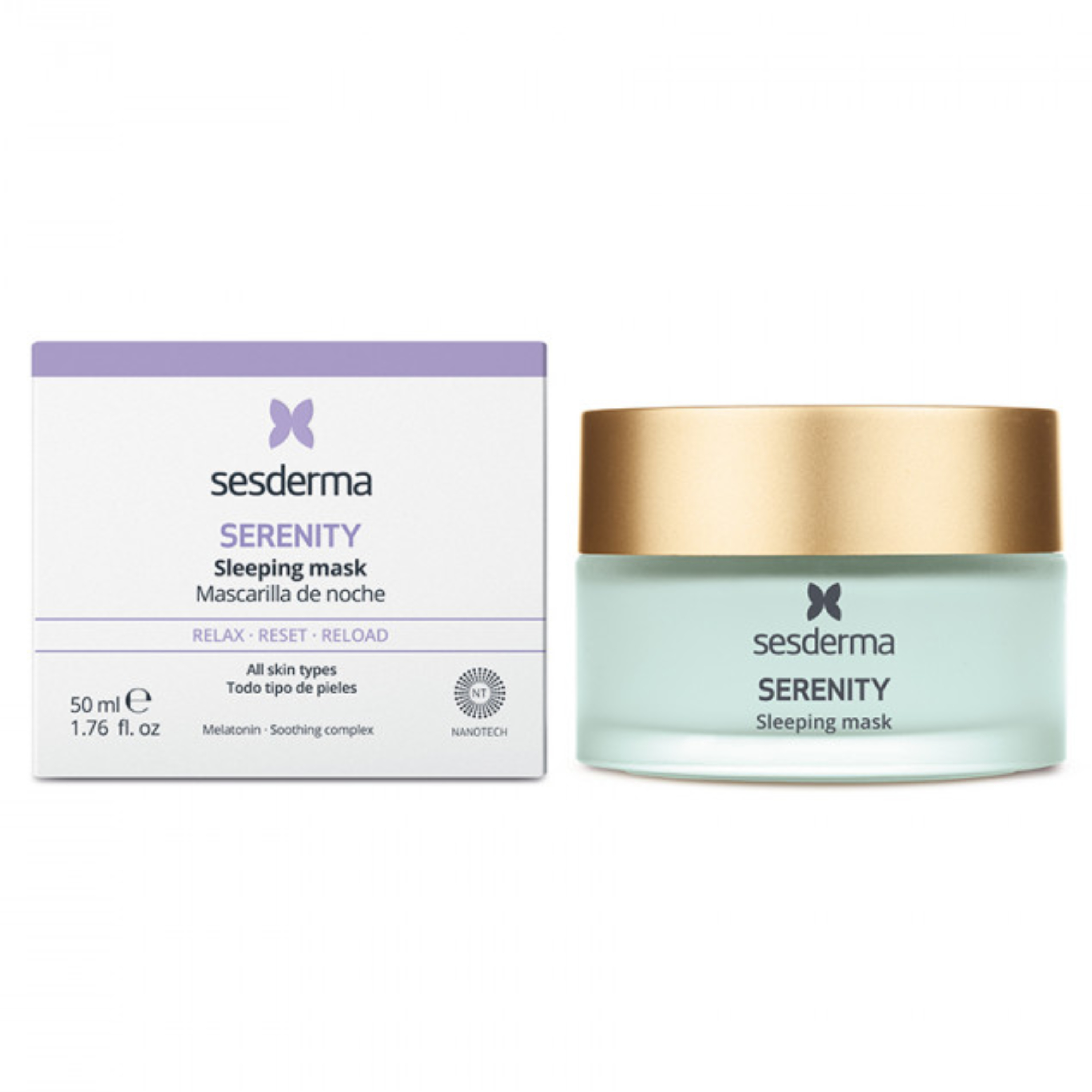 Маска ночная Sesderma SERENITY для лица 50 мл - фото 1