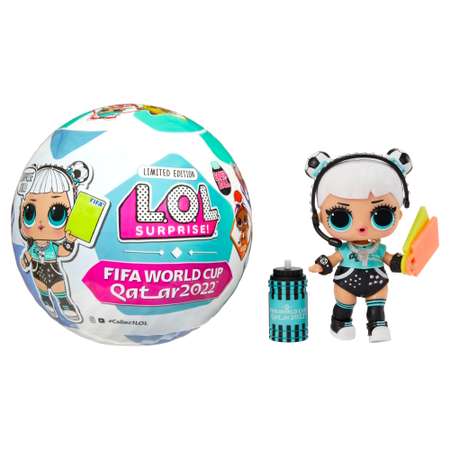 Игрушка в шаре L.O.L. Surprise x FIFA World Cup 22 в непрозрачной упаковке (Сюрприз) 586357EUC