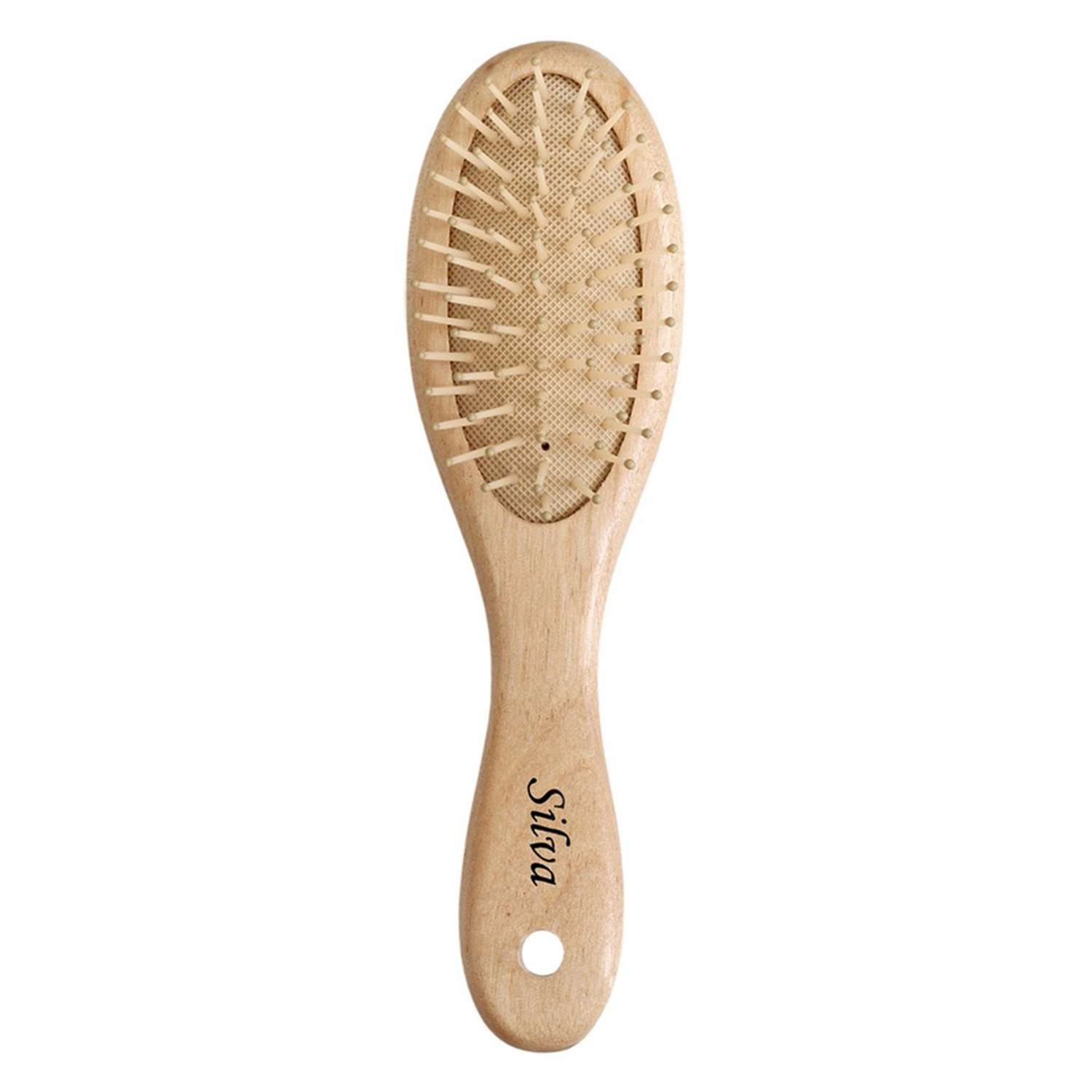 Расческа для волос Silva деревянная массажная компактная - фото 1
