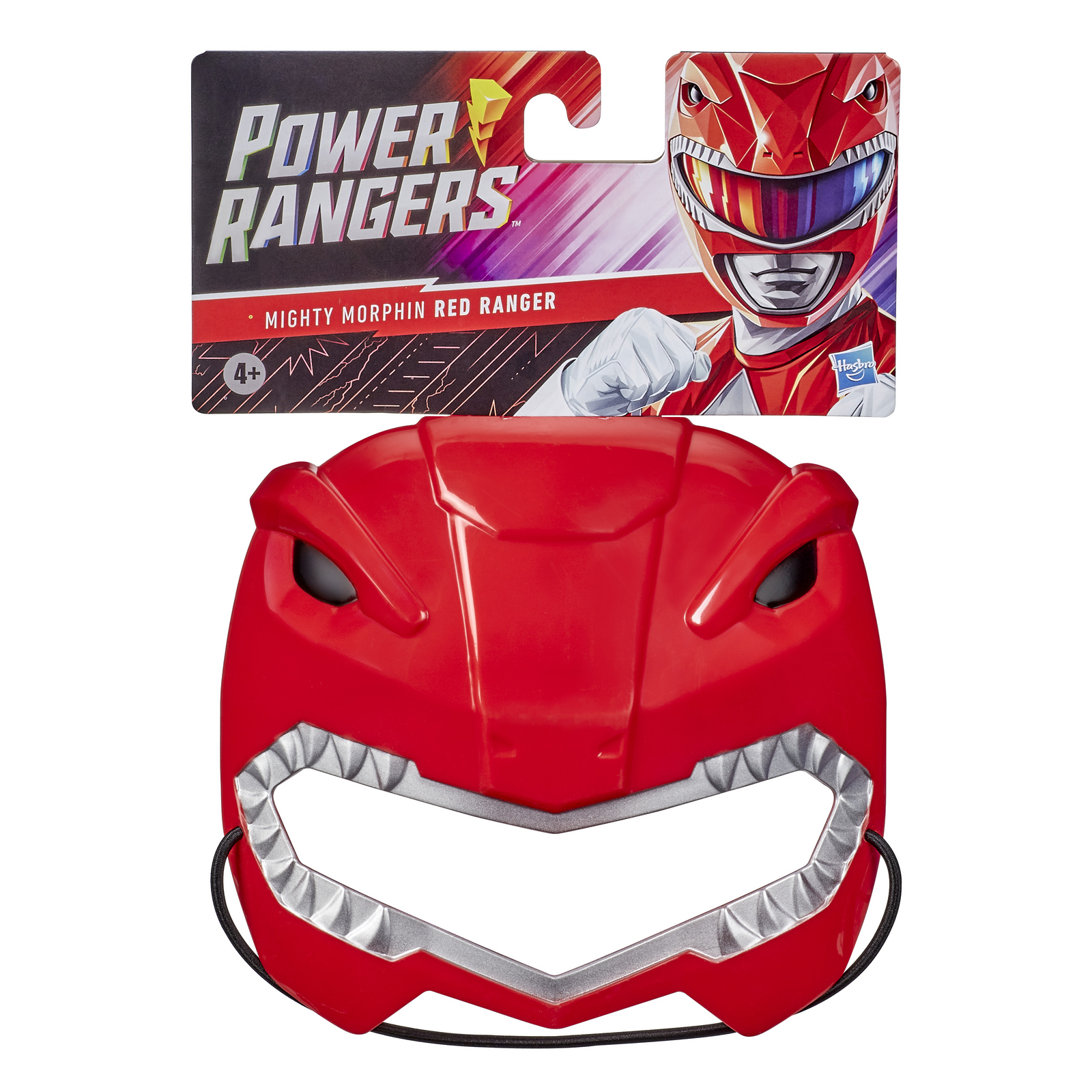 Маска Power Rangers Могучие Рейнджеры Красная E86415L0 - фото 2