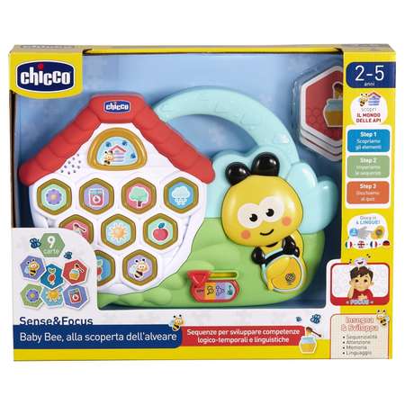 Игрушка развивающая Chicco Пчелка на 4языках 00010684000180