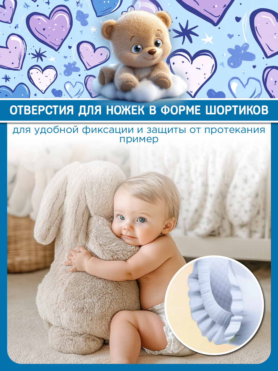 Подгузники Teddy Baby Premium - фото 5