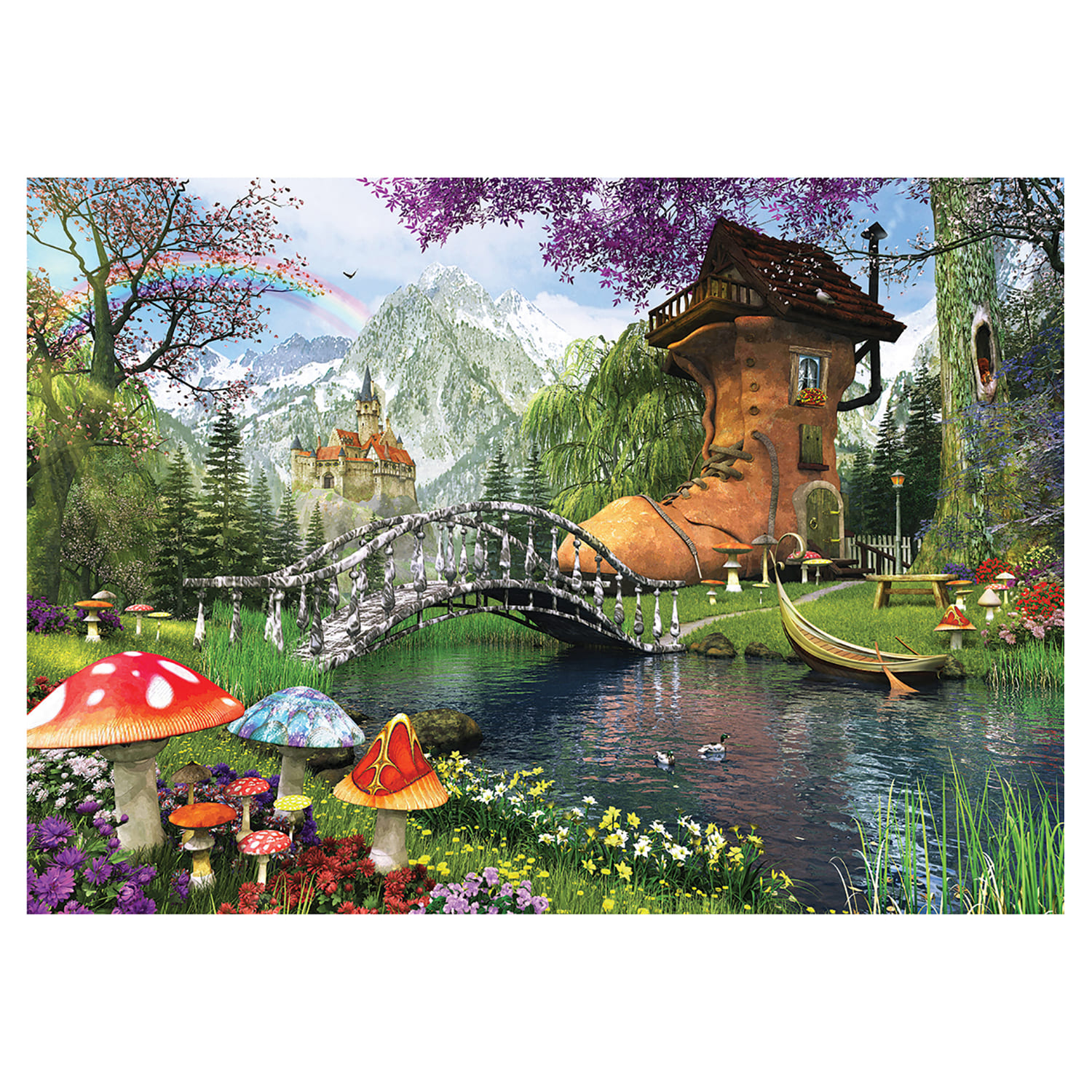 Пазл 1000 деталей ART PUZZLE Старый дом-башмак купить по цене 999 ₽ в  интернет-магазине Детский мир