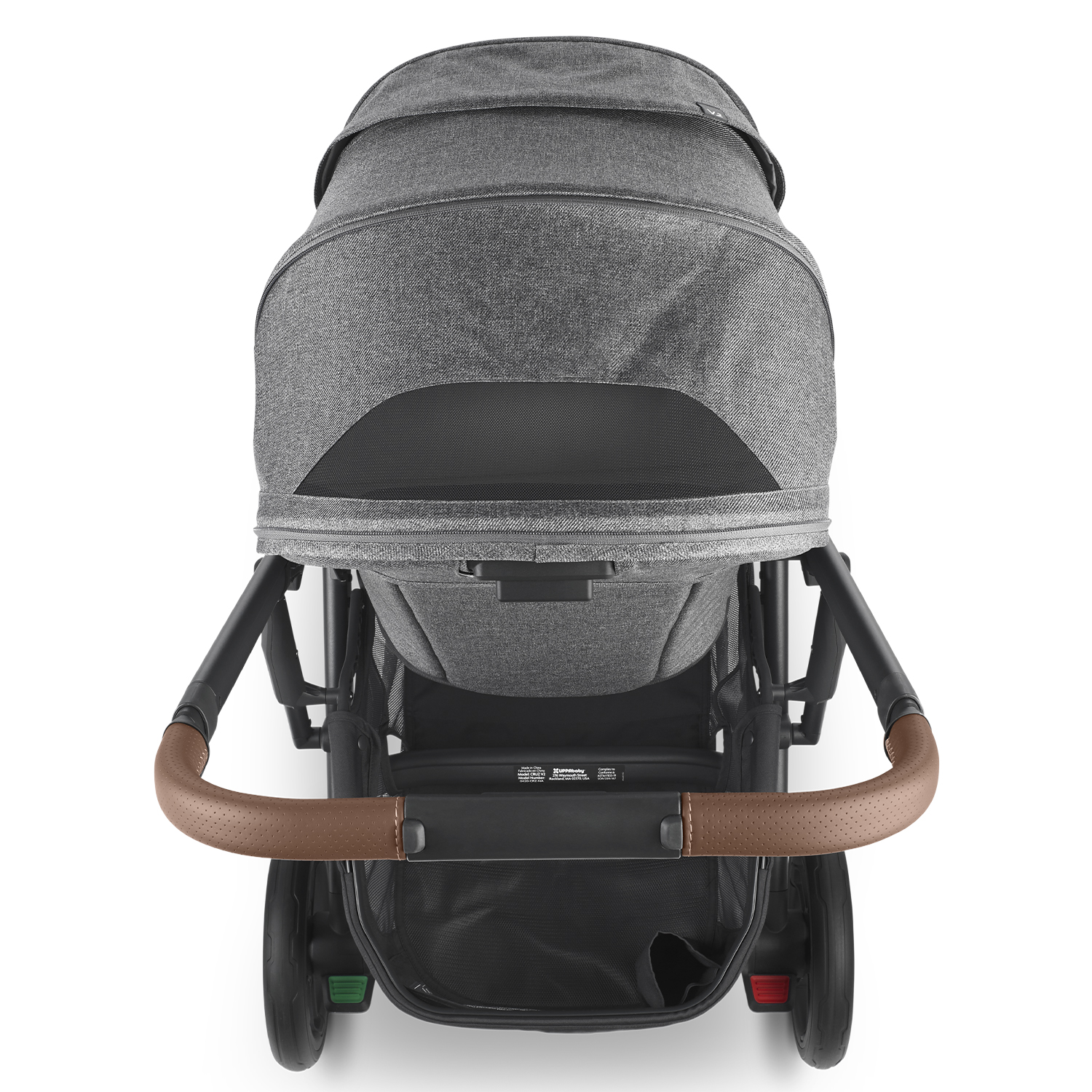 Коляска прогулочная UPPAbaby Cruz V2 Greyson Графитовый меланж - фото 8