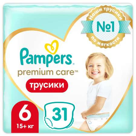 Трусики Pampers Premium Care 31 шт. 6