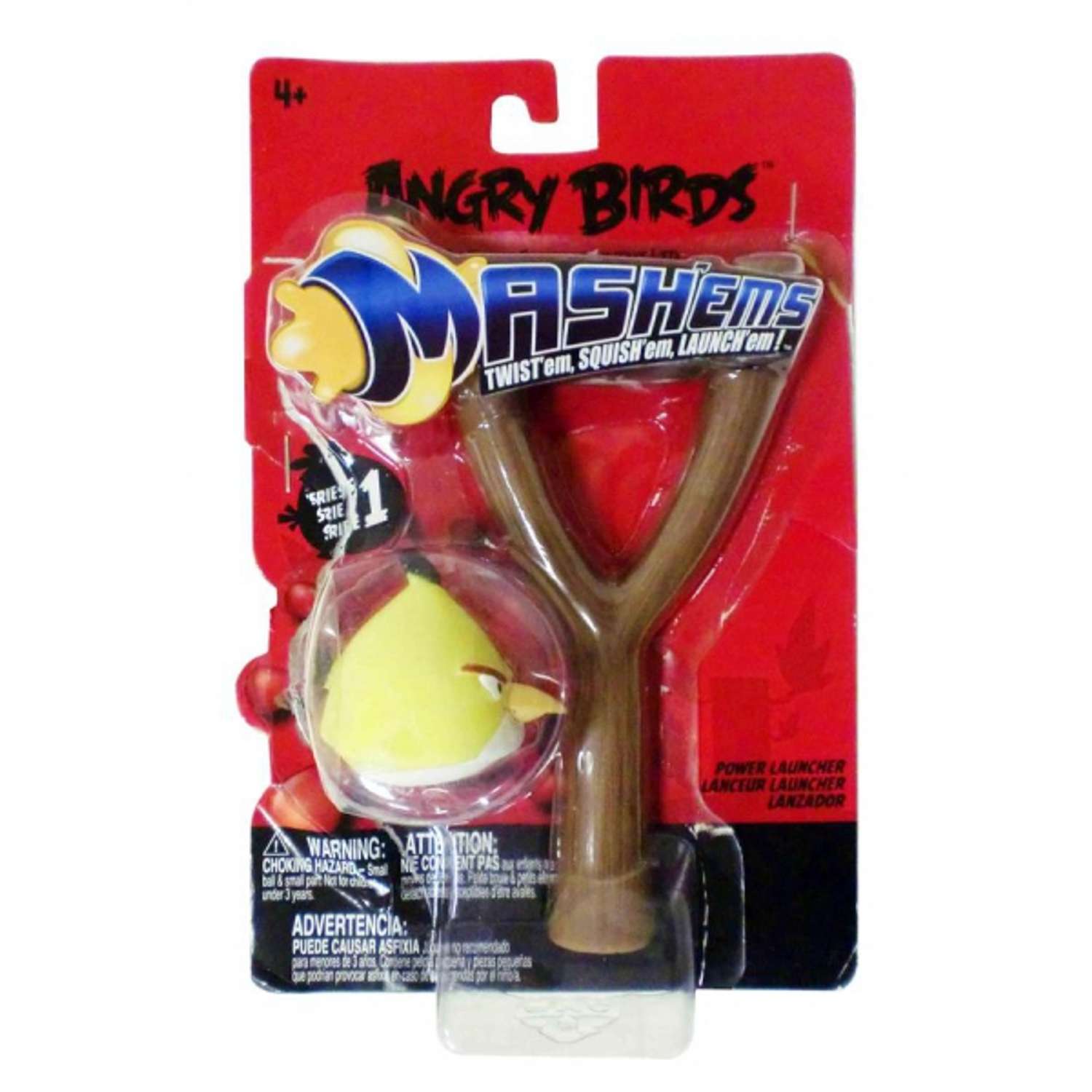 Рогатка Angry Birds 1птичка-мялка - фото 1