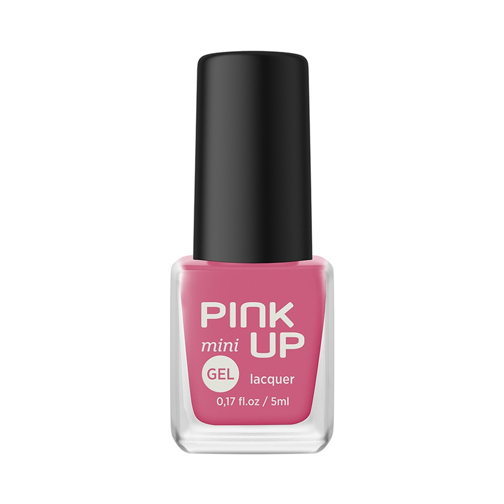 Лак для ногтей Pink Up mini gel с эффектом геля тон 13 5 мл - фото 3