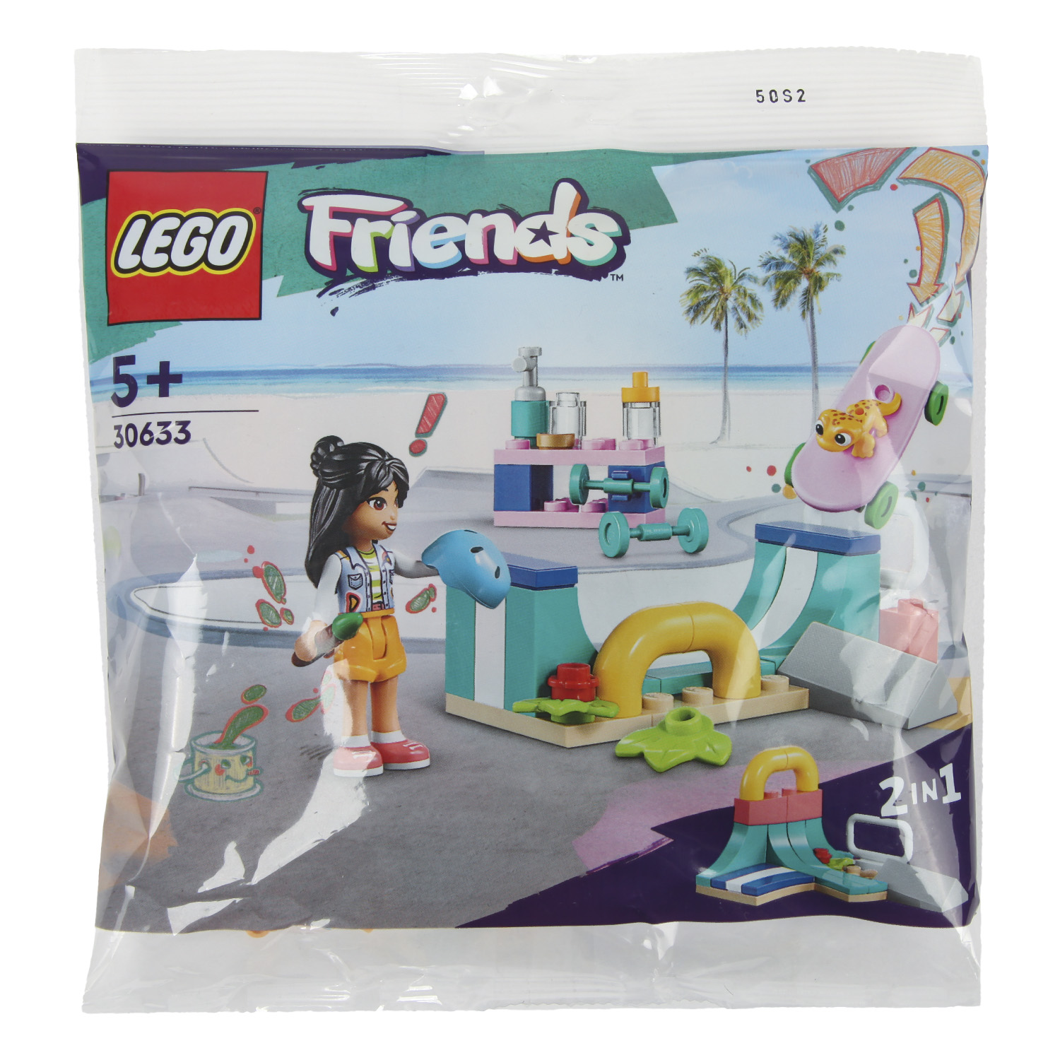 Конструктор LEGO Friends Skate Ramp Set 30633 - фото 9