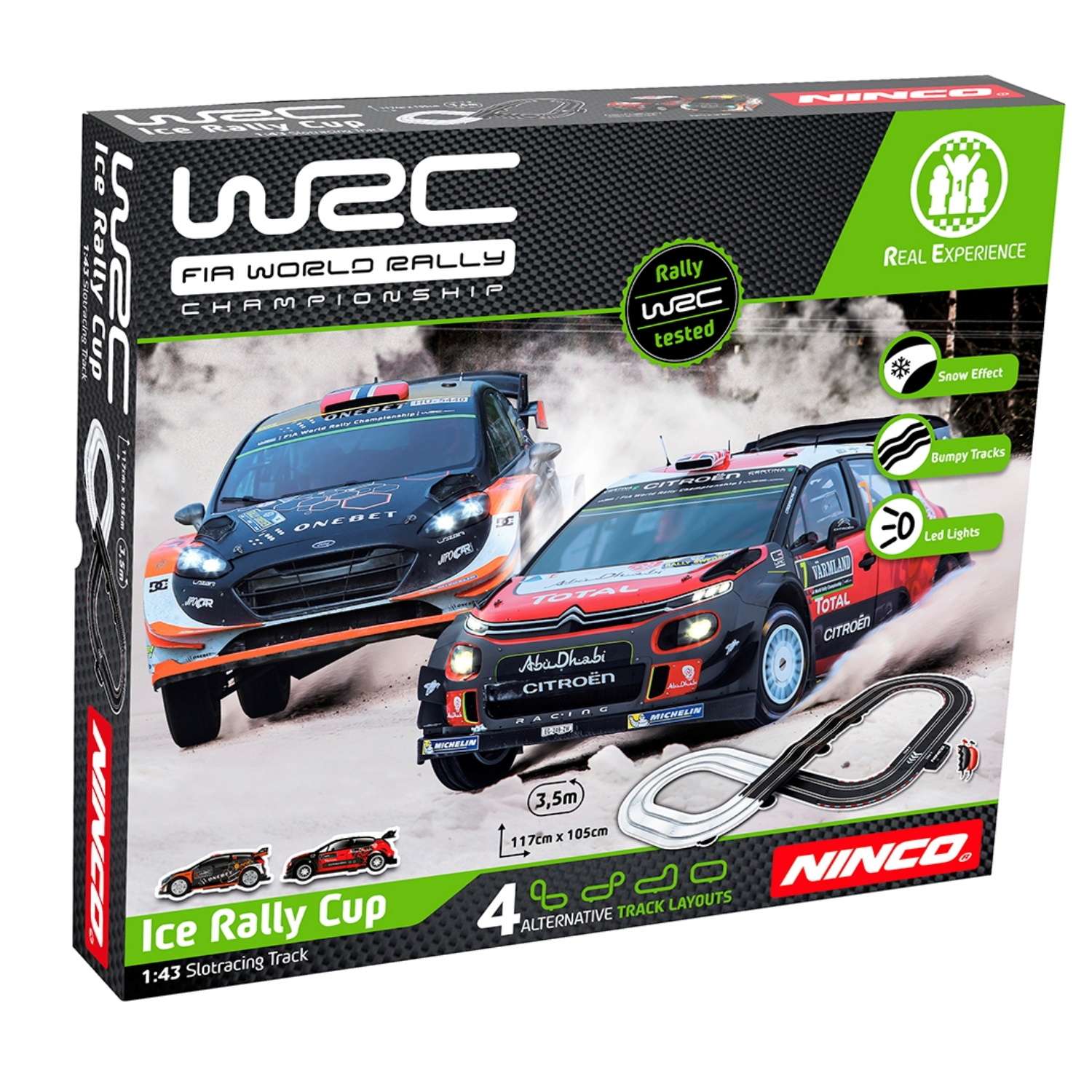 Автотрек Ninco WRC Ice Rally Cup 1:43 91000 - фото 2