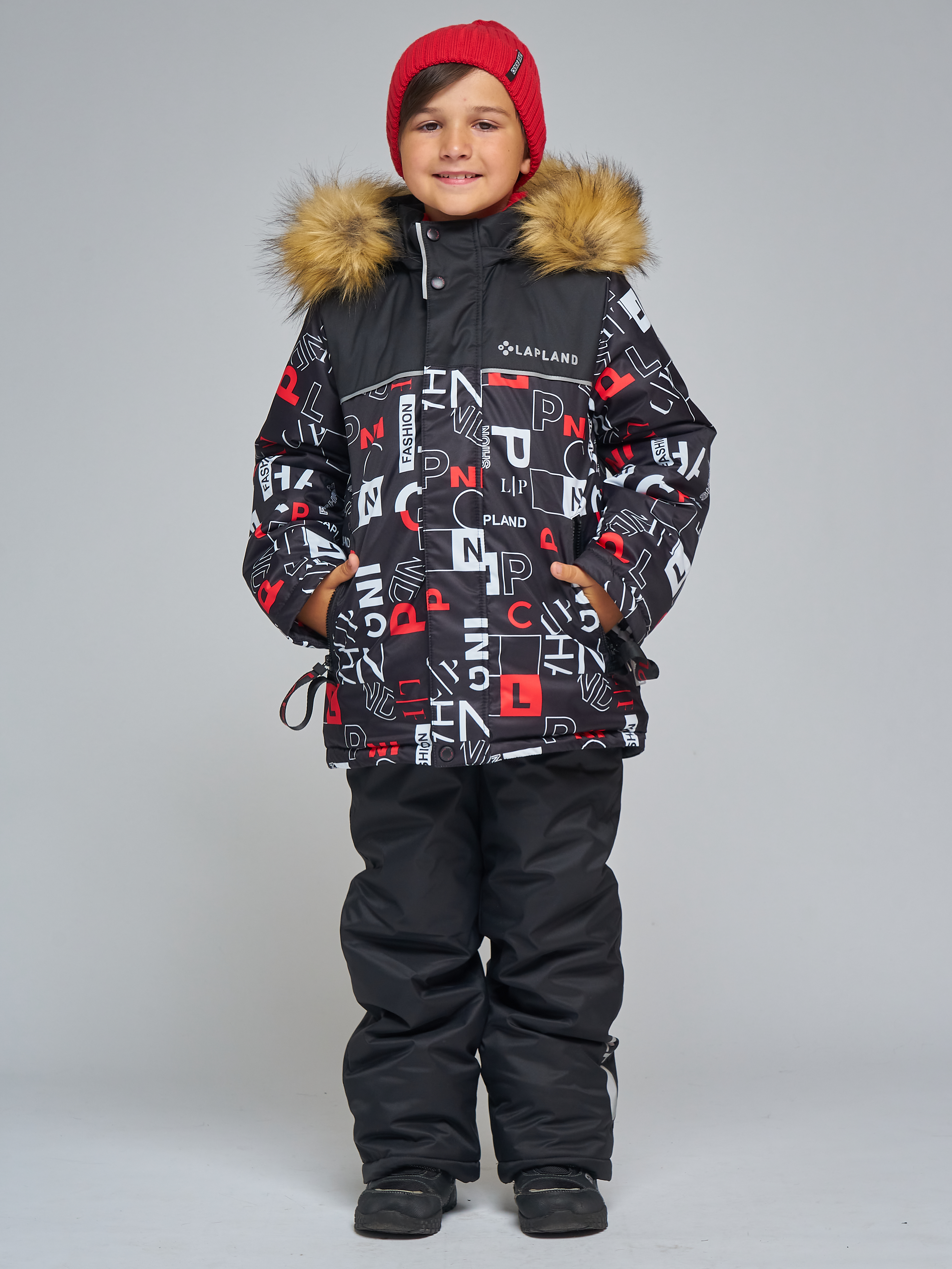 Куртка и брюки Lapland КМ17-8Винтаж/Красный - фото 1