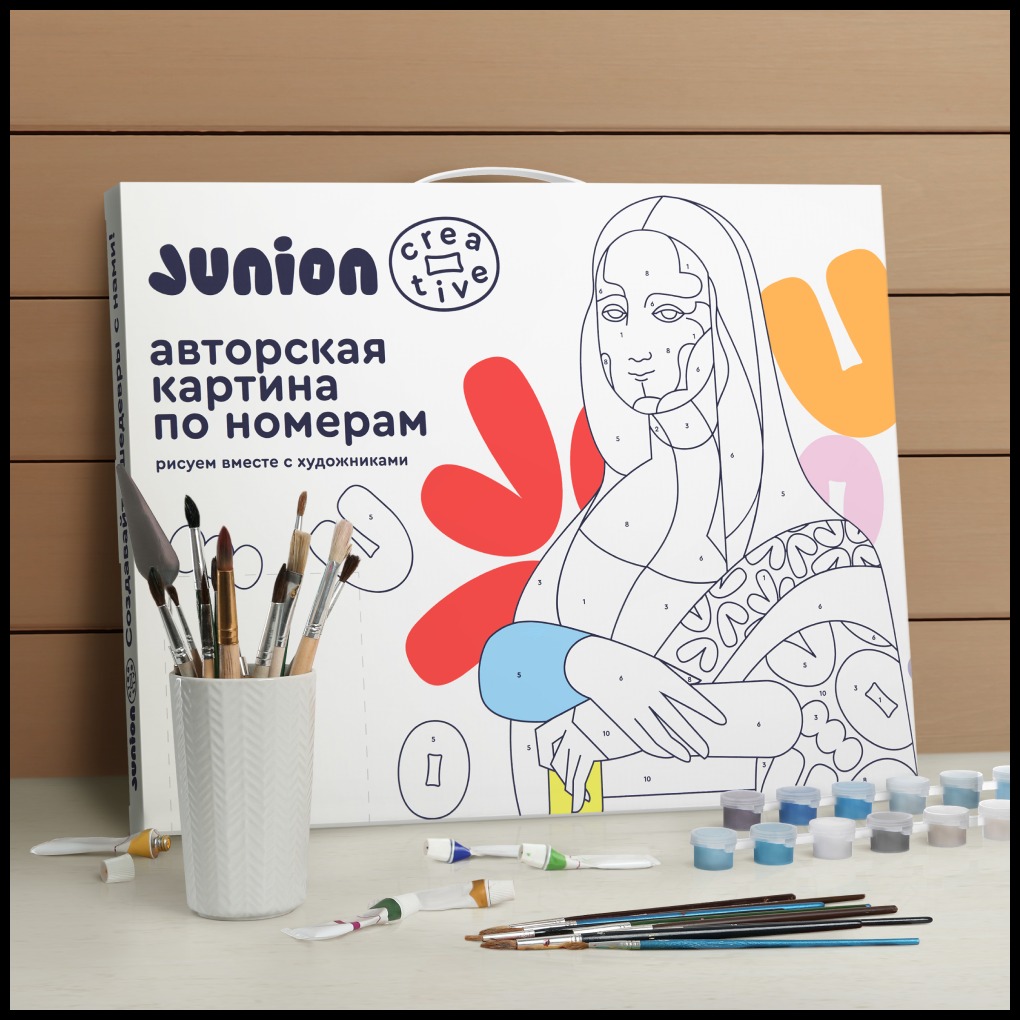 Авторская картина по номерам на холсте Junion Creative шпиц Тоби 30х40 см - фото 3