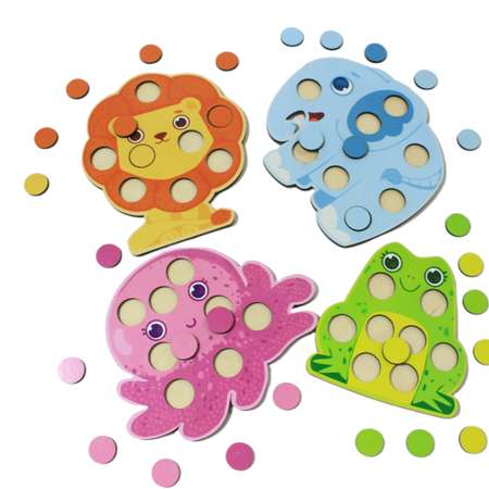 Рамка-вкладка Мастер игрушек мозаика Малыши и кругляши