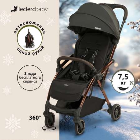 Коляска прогулочная Leclerc Influencer Black Brown