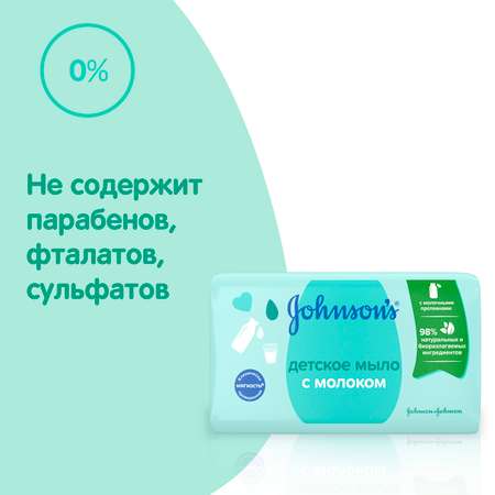 Мыло Johnson's С молоком детское 90г