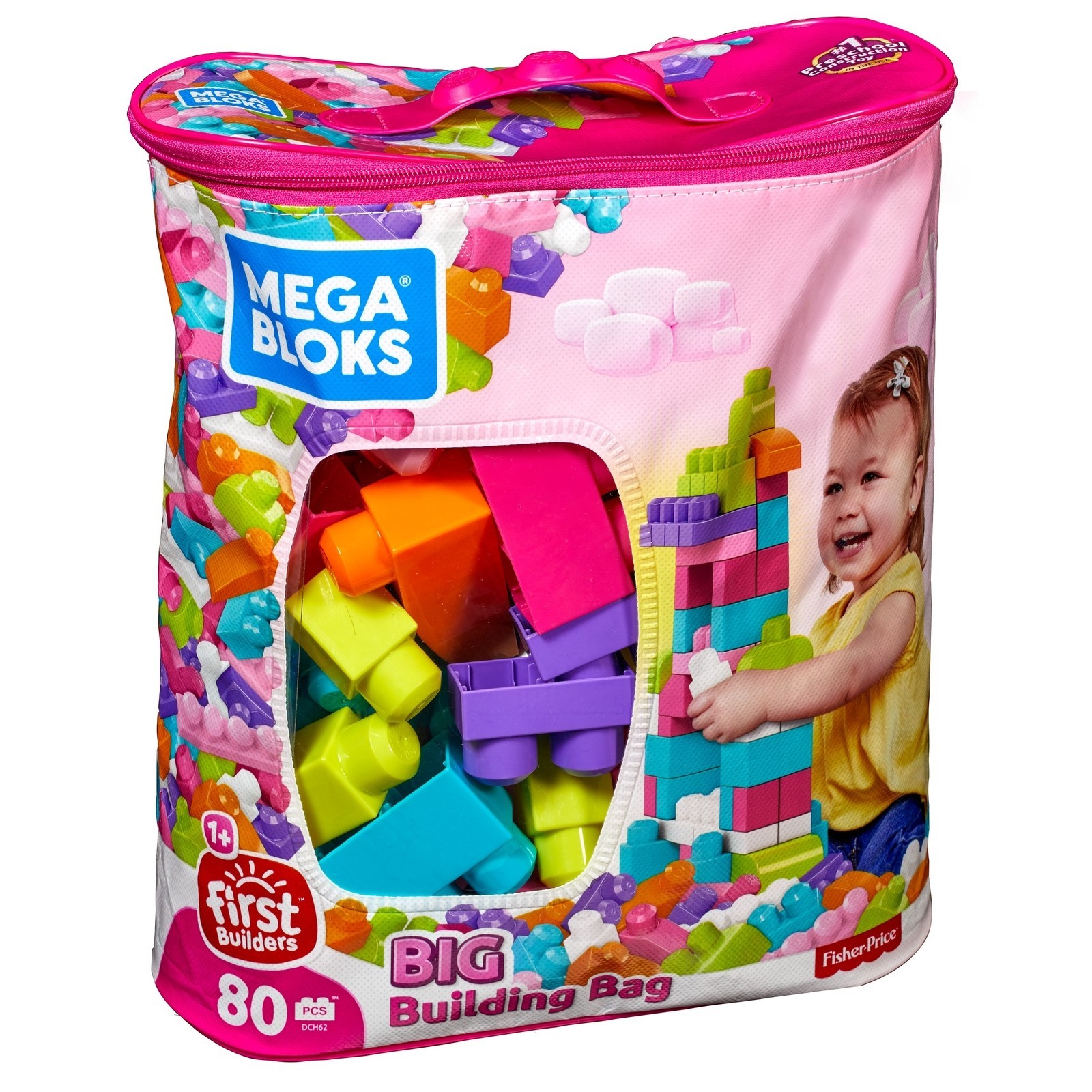 Конструктор Mega Bloks First Builders 80деталей DCH62 - фото 3