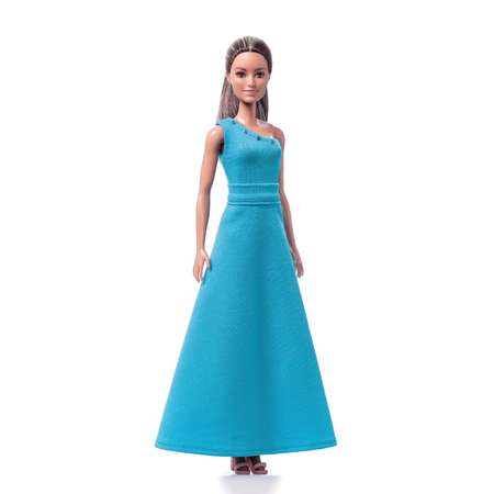 Боди и юбка одежда для кукол Barbie VIANA голубой