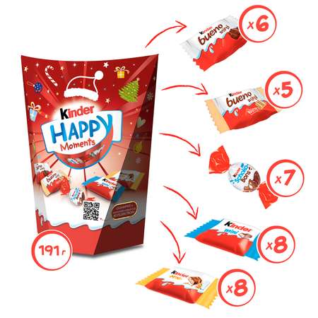 Набор подарочный Kinder Happy Moments 191г с 3лет