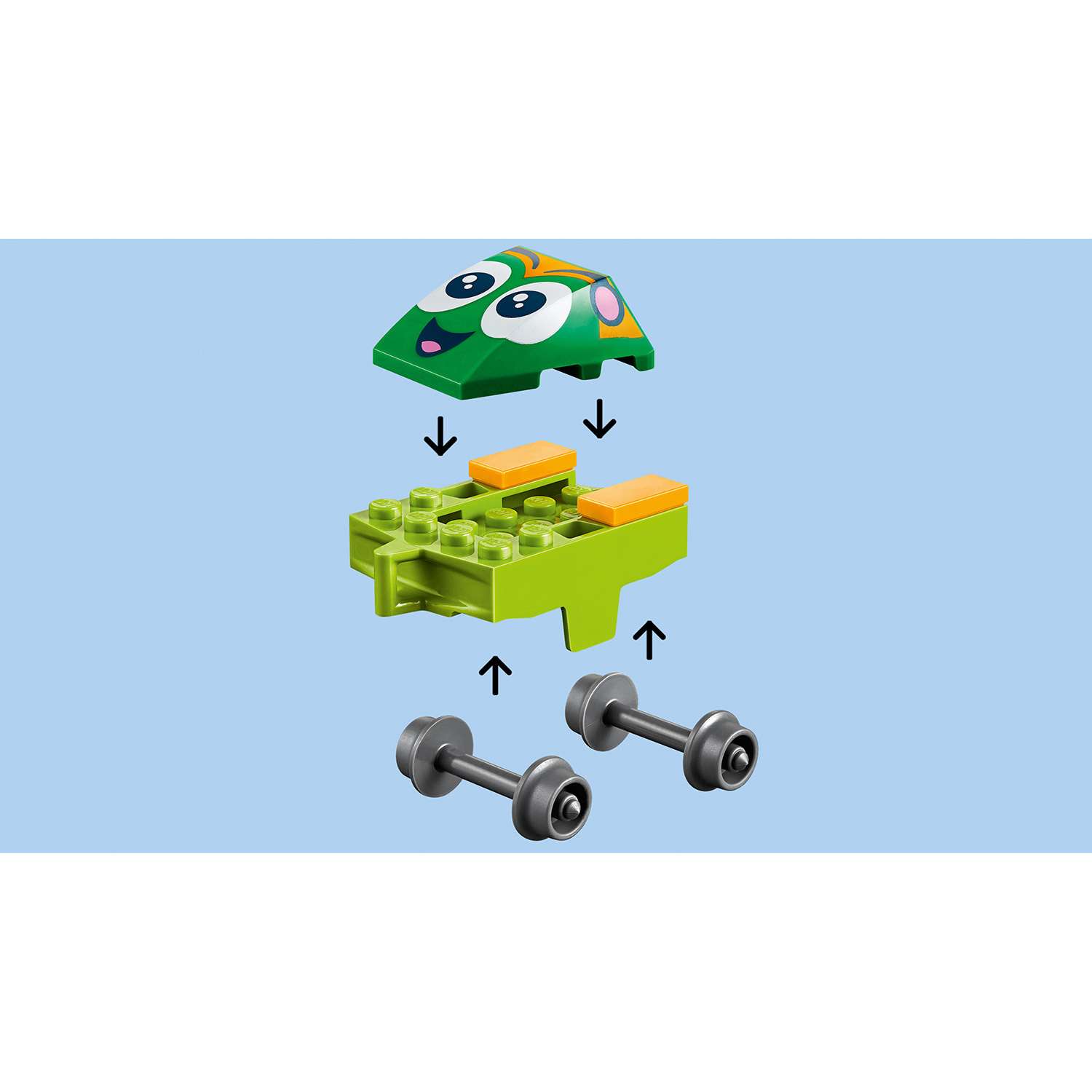Конструктор LEGO 4+ Аттракцион Паровозик 10771 - фото 9