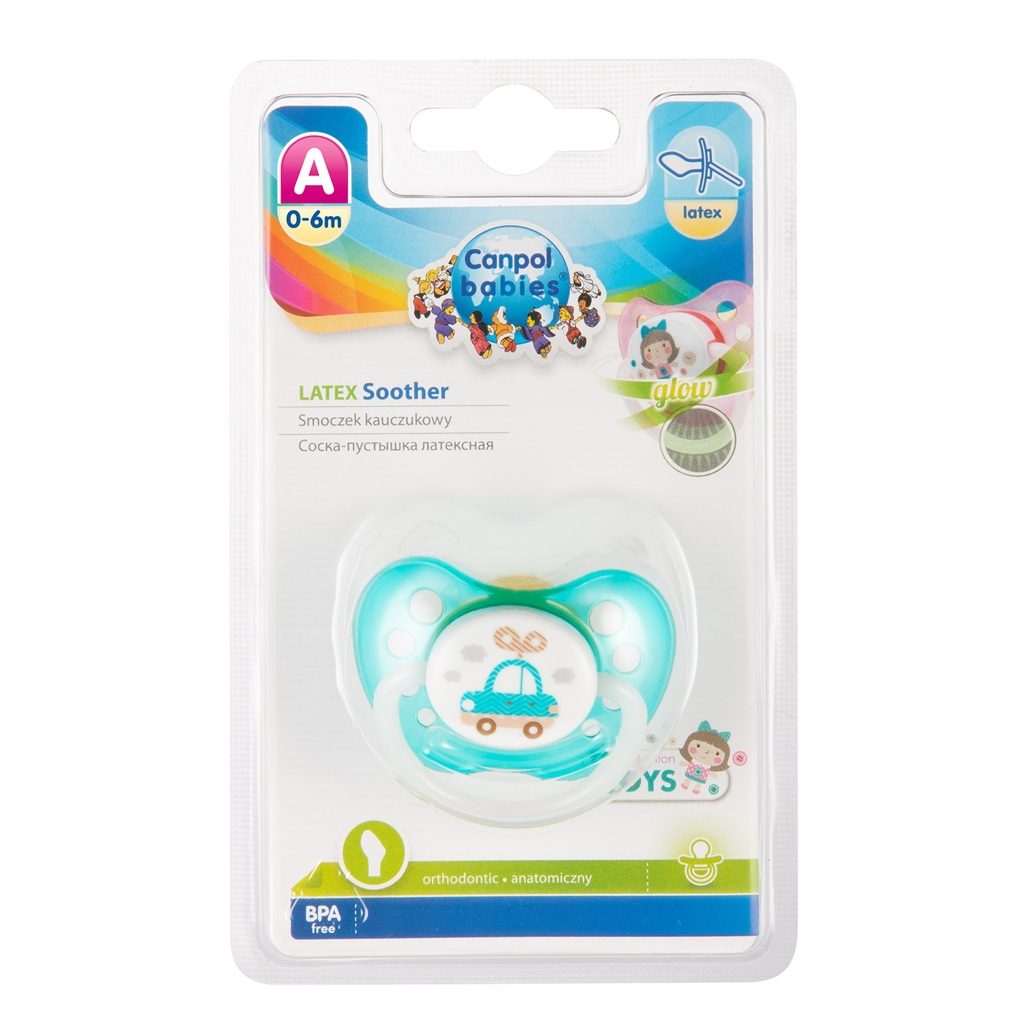 Пустышка Canpol Babies Toys c 0месяецев в ассортименте - фото 12