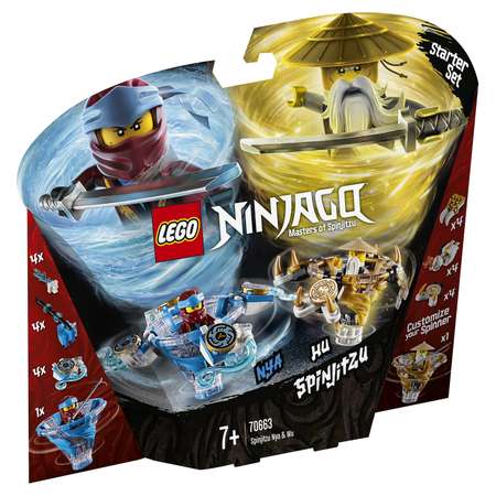 Конструктор LEGO Ninjago Ния и Ву: мастера Кружитцу 70663