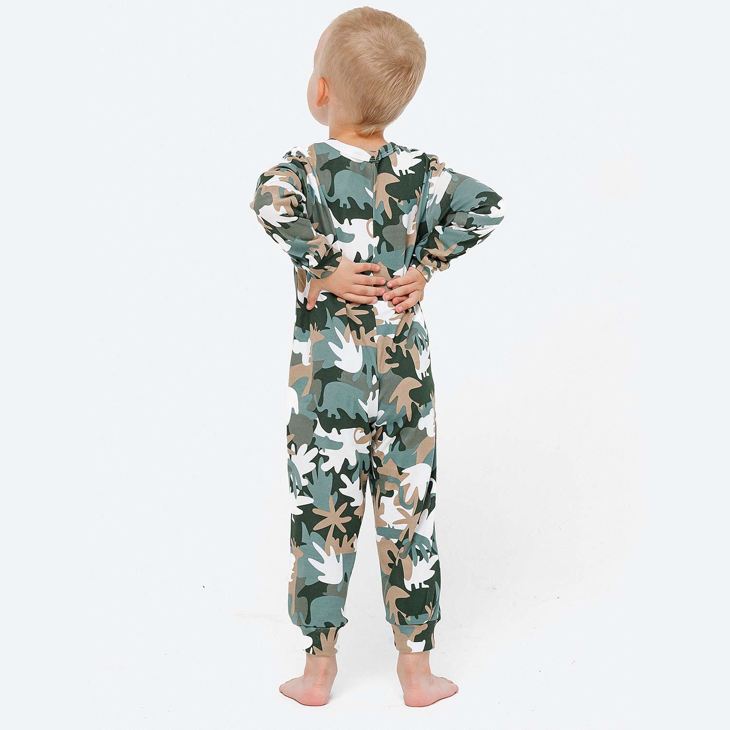 Пижама-комбинезон VEDDI 150-521и-19/хаки камуфляж - фото 4