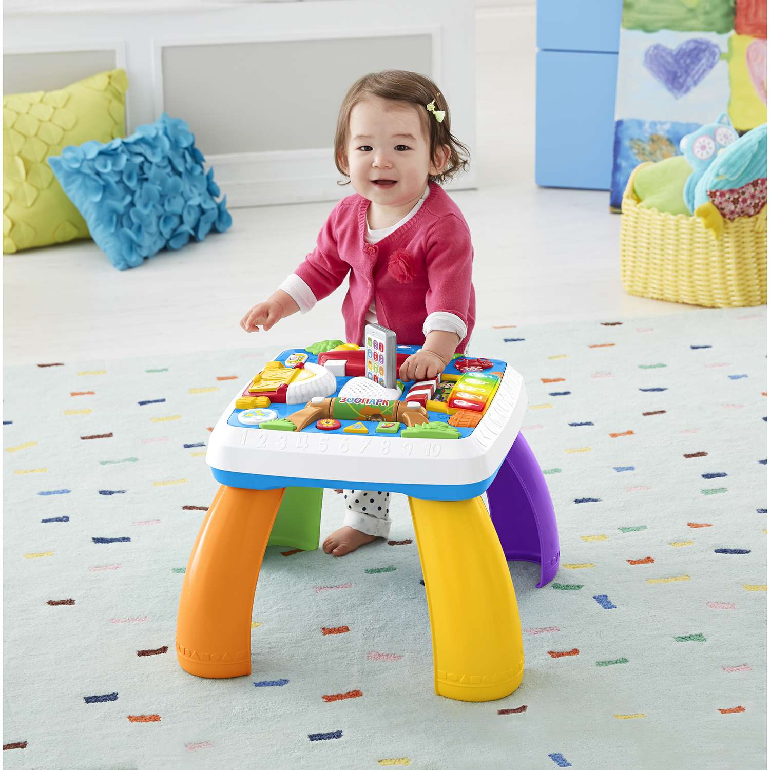 Развивающий столик Fisher Price для малыша из серии Смейся и учись - фото 5