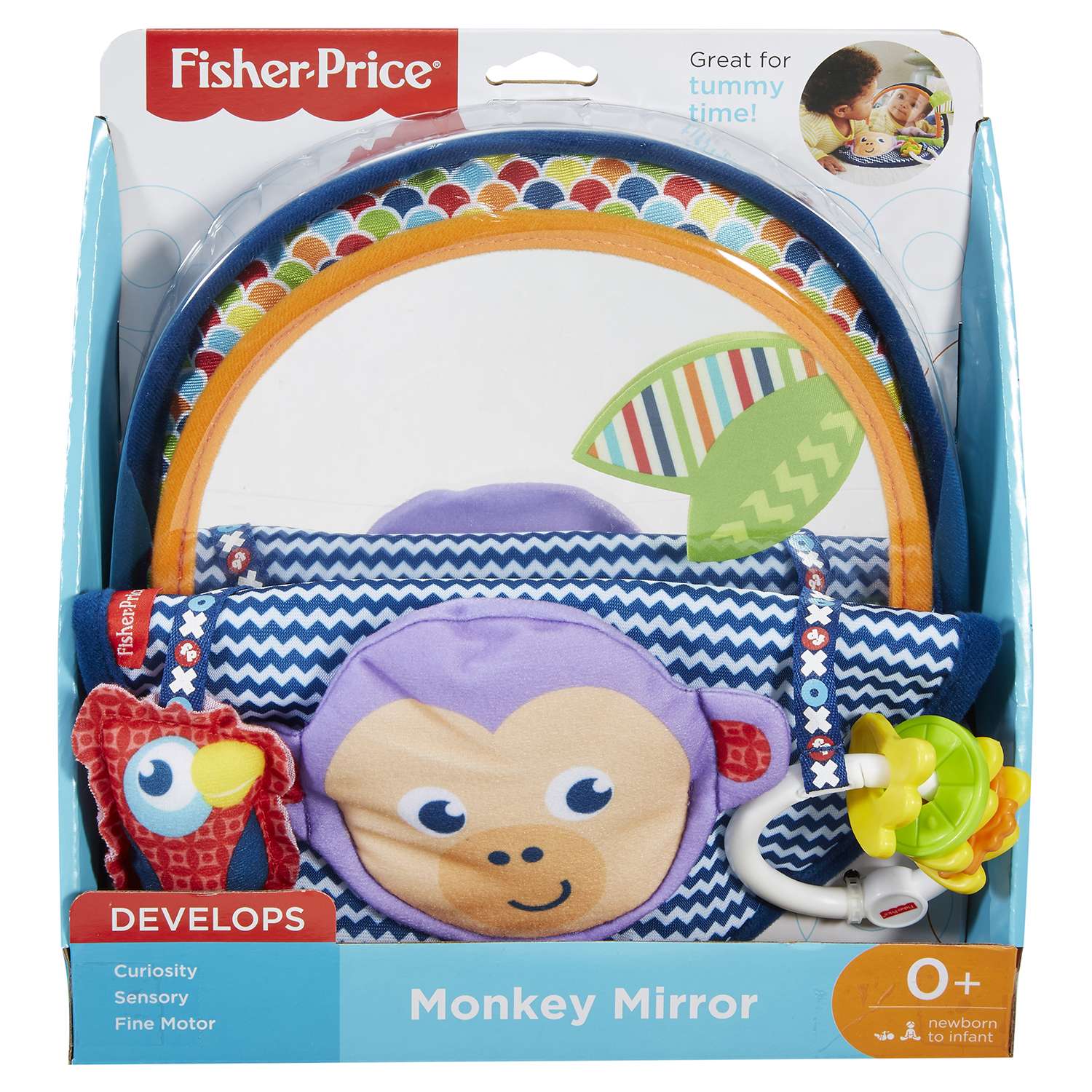 Мягкое зеркальце Fisher Price Обезьянка - фото 2