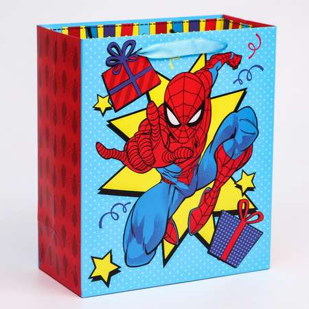 Пакет подарочный MARVEL «С Днем Рождения!» Человек-паук