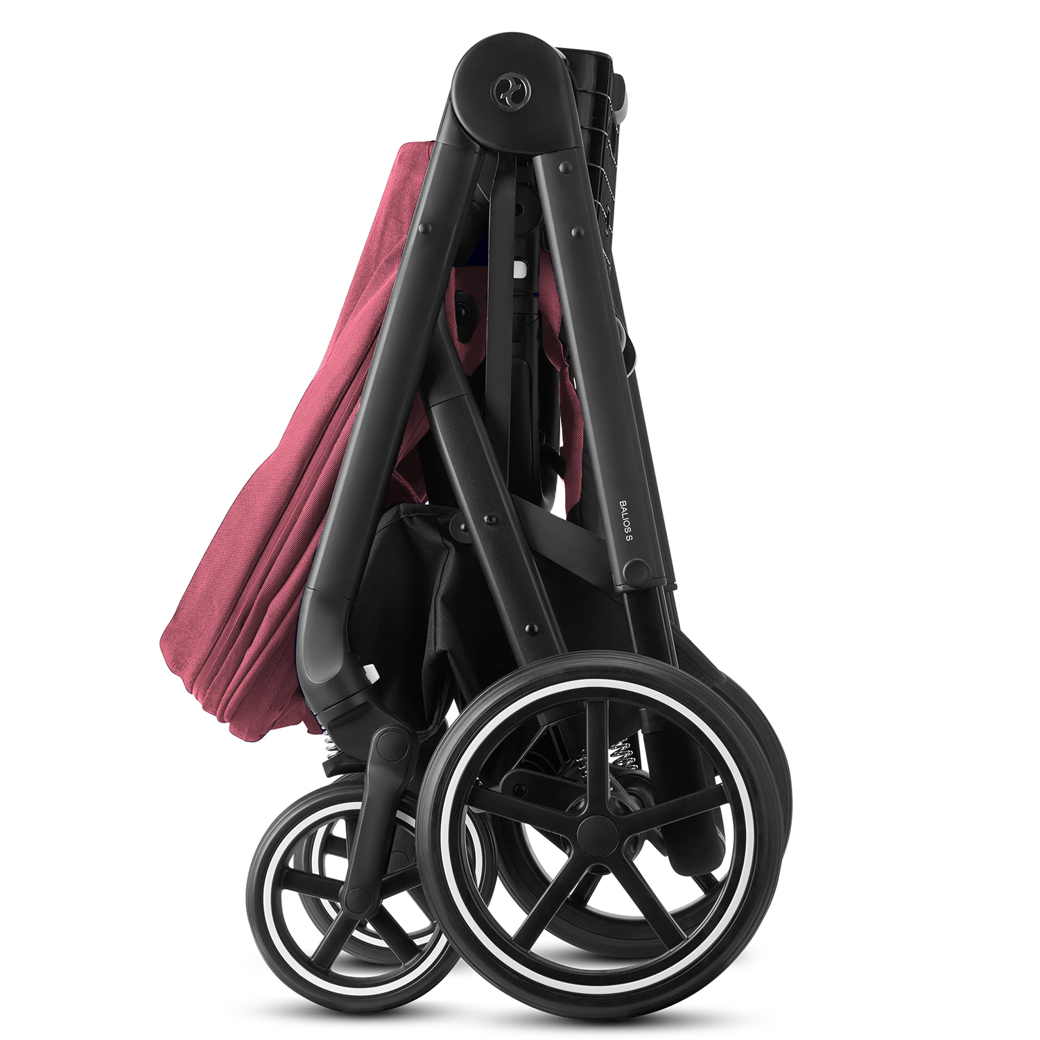 Коляска Cybex Balios S Lux BLK Magnolia Pink - фото 5