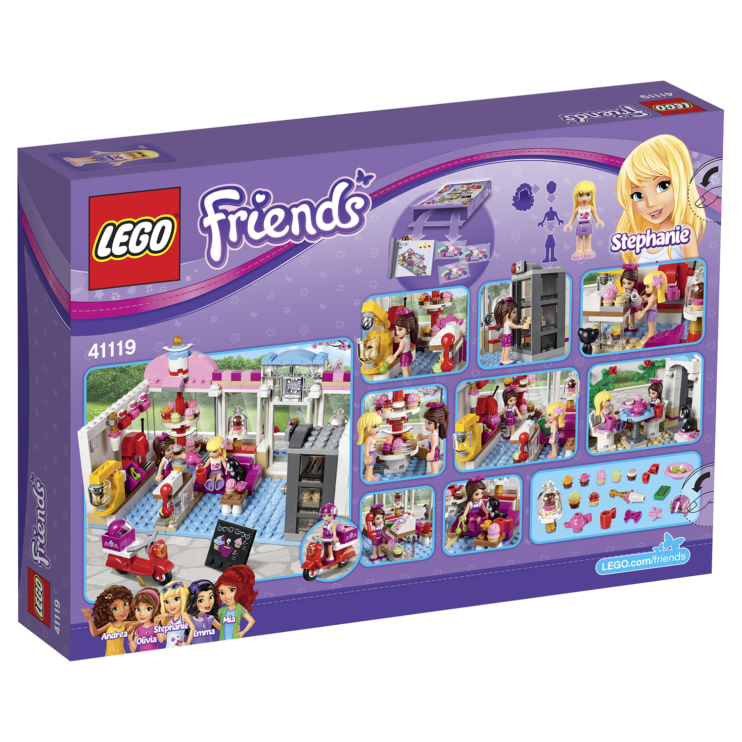 Конструктор LEGO Friends Кондитерская (41119) - фото 3