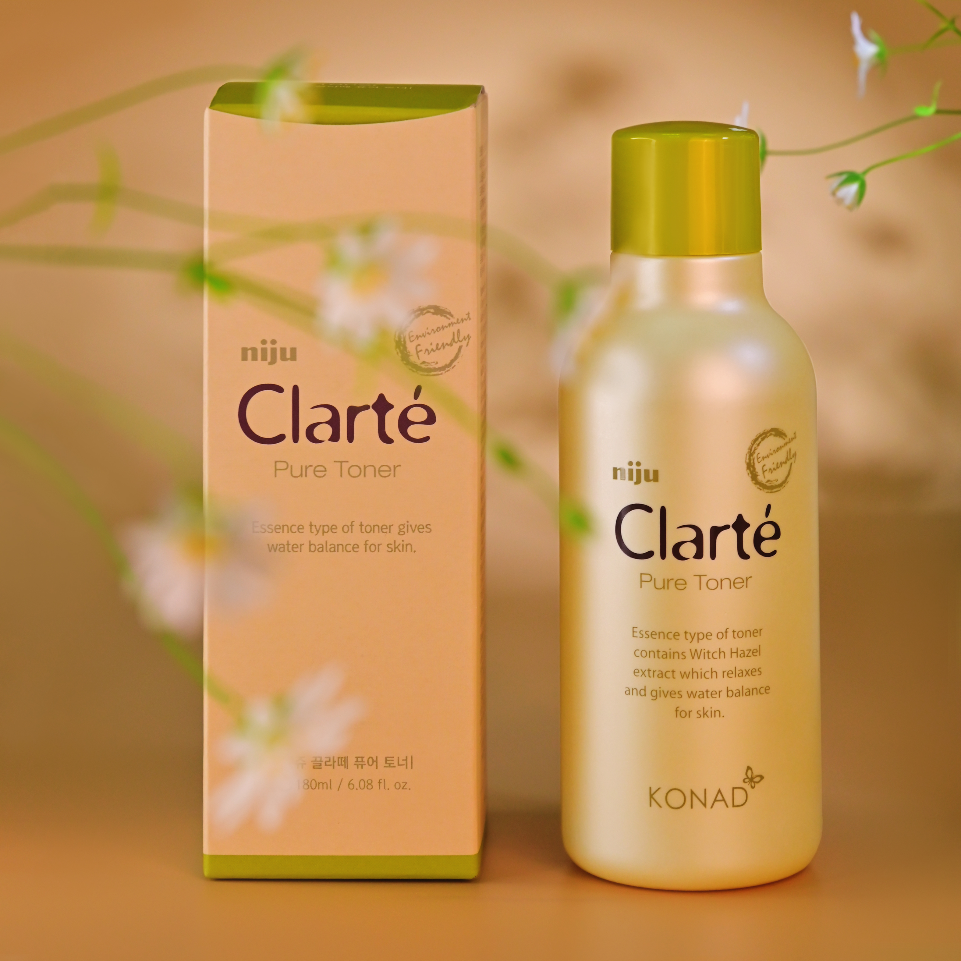 Увлажняющий тонер-тоник для лица Konad niju Clarté Pure Toner витаминный с экстрактами 7-ми овощей - фото 4