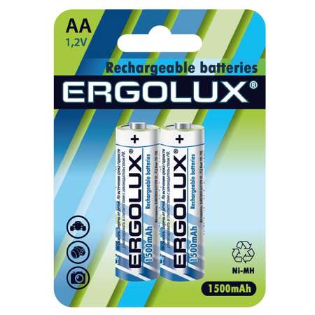 Аккумуляторы Ergolux NHAA1500BL2