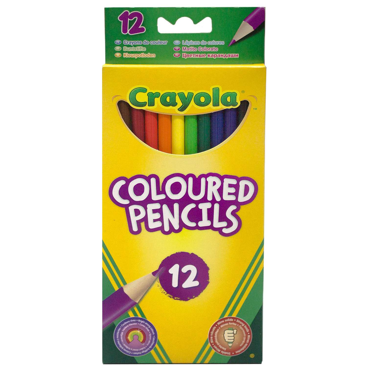 Карандаши цветные Crayola 12 шт - фото 1