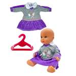 Одежда для пупса SHARKTOYS для кукол 38-43 см платье утепленное Зайка