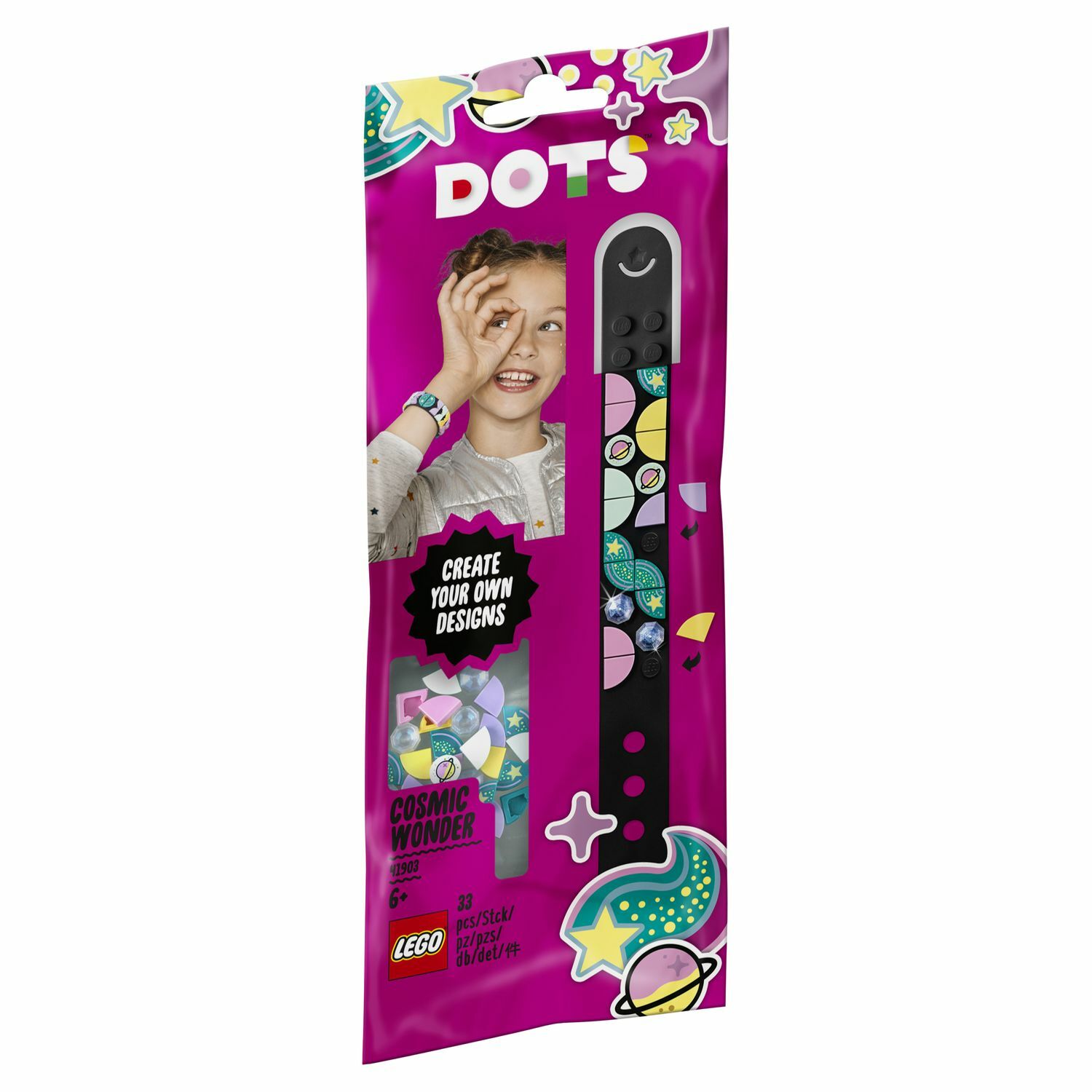 Набор для творчества LEGO DOTS Браслет Космические чудеса 41903 - фото 2