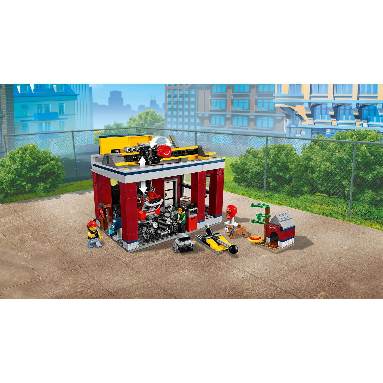 Конструктор LEGO City Nitro Wheels Тюнинг-мастерская 60258 - фото 10