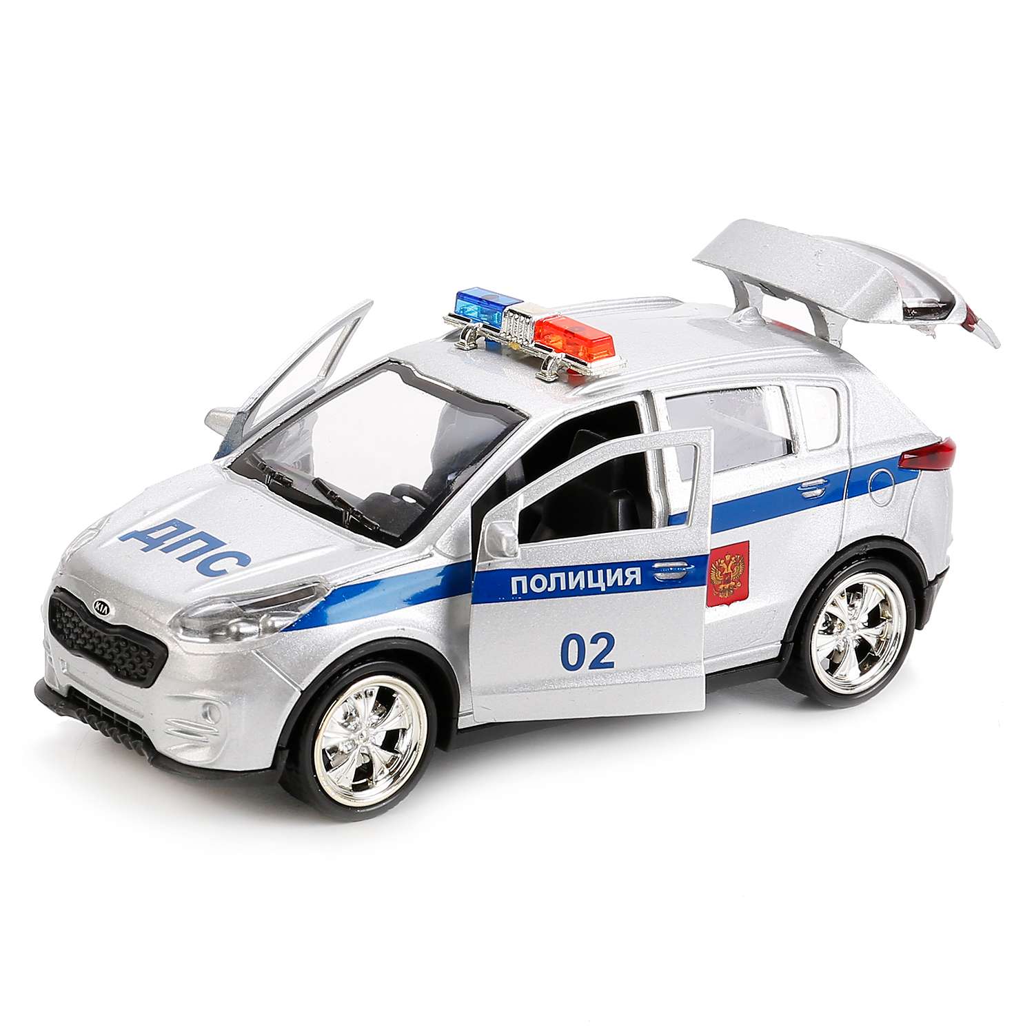 Машина Технопарк Kia Sporage Полиция 239544 239544 - фото 1