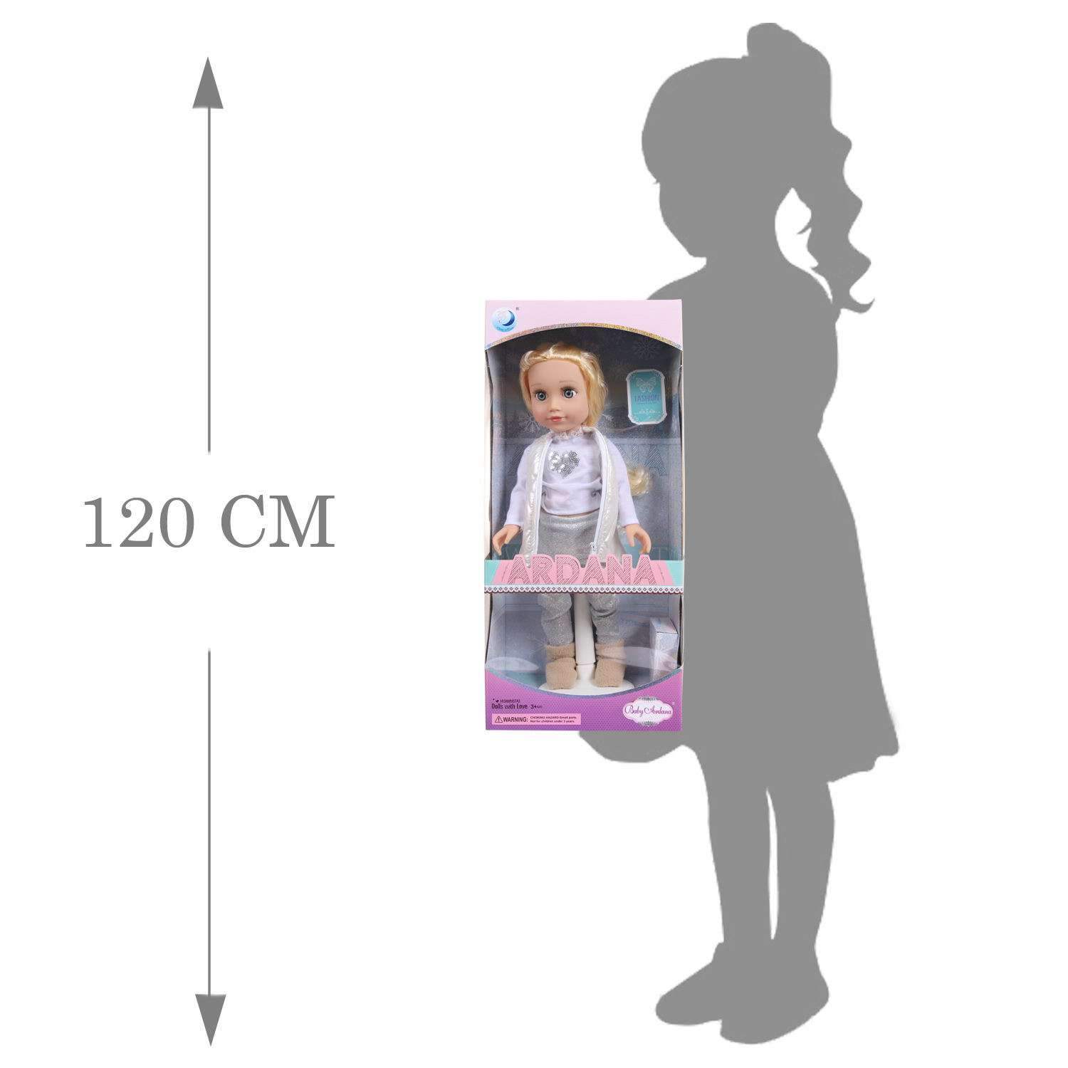 Кукла Junfa Ardana Baby в кремовом жилете 45 см WJ-21809 - фото 4