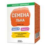 Биологически активная добавка к пище Компас Здоровья Семена льна 200г